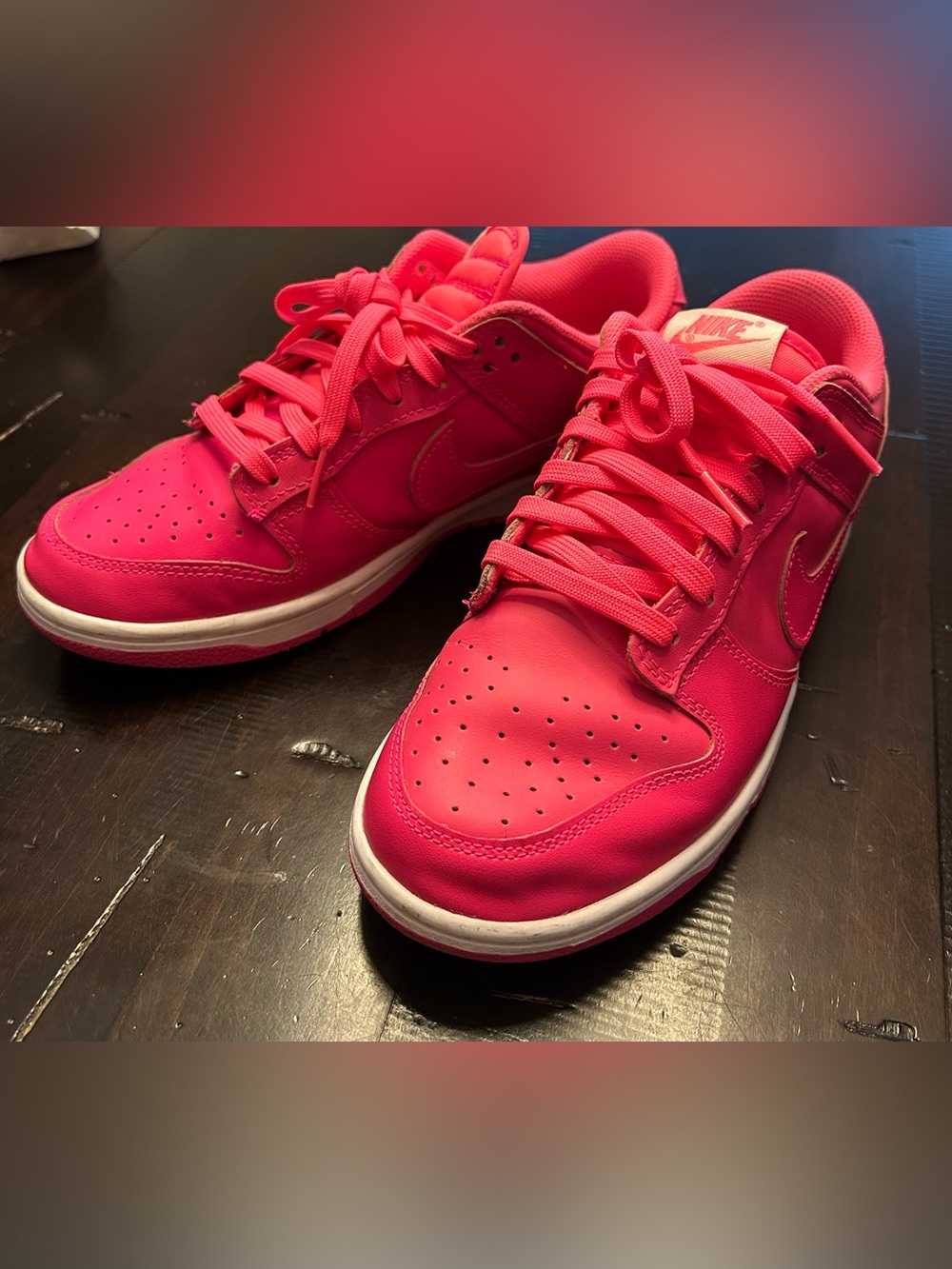 HYPER Pink Nike Dunks